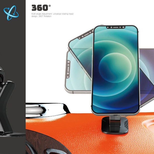 MX-VS29 Car and Office Phone Holder Magnetic Rotating Adhesive Small Size MAX Magnetic Car Holder