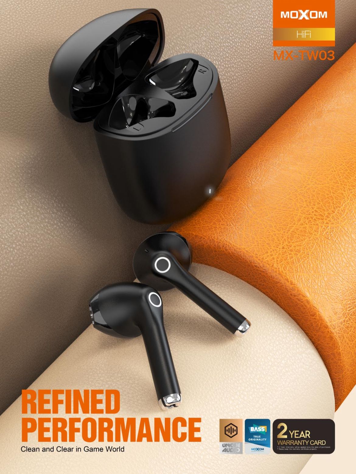 MX-TW03 Smart Bluetooth Earbuds Small Fairy Sound StarRing Wireless Earbuds TWS