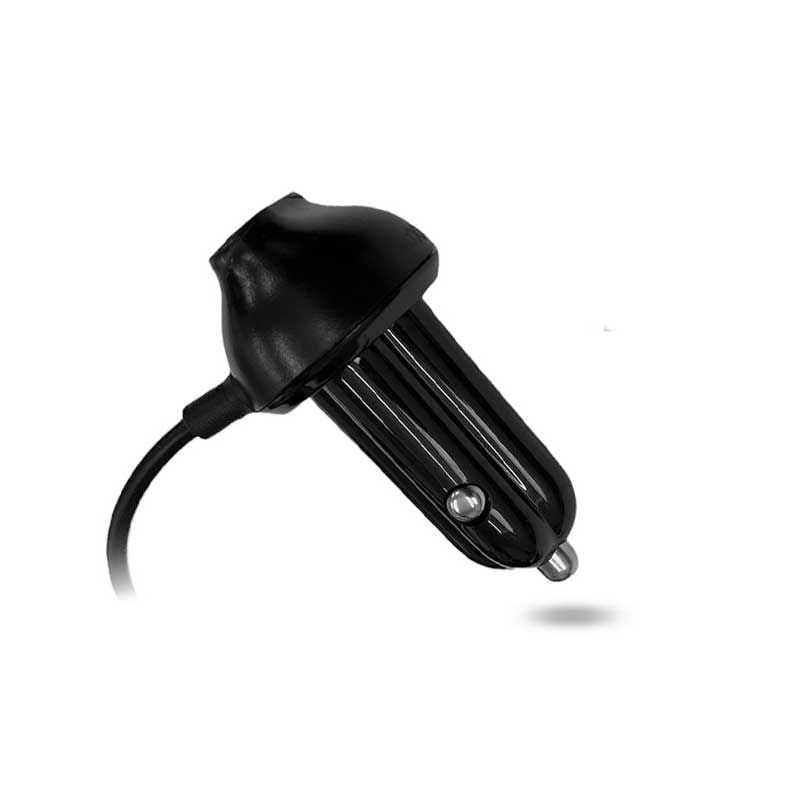 MX-VC18 Car Charger (2.4A) Built-in Charging Cable + (USB Port) Luxury
