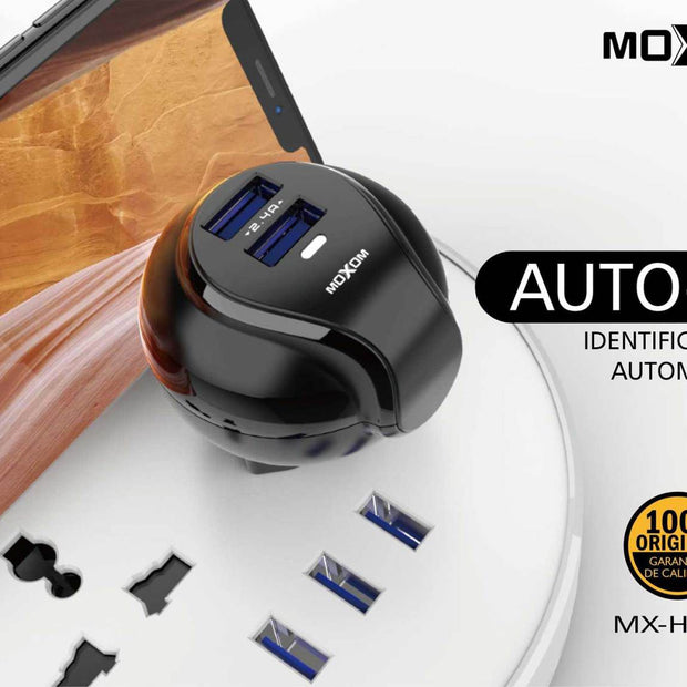 Moxom MX-HC42 Power Charger 2.4A Fast Charging Ports