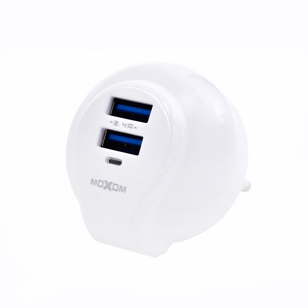 Moxom MX-HC42 Power Charger 2.4A Fast Charging Ports