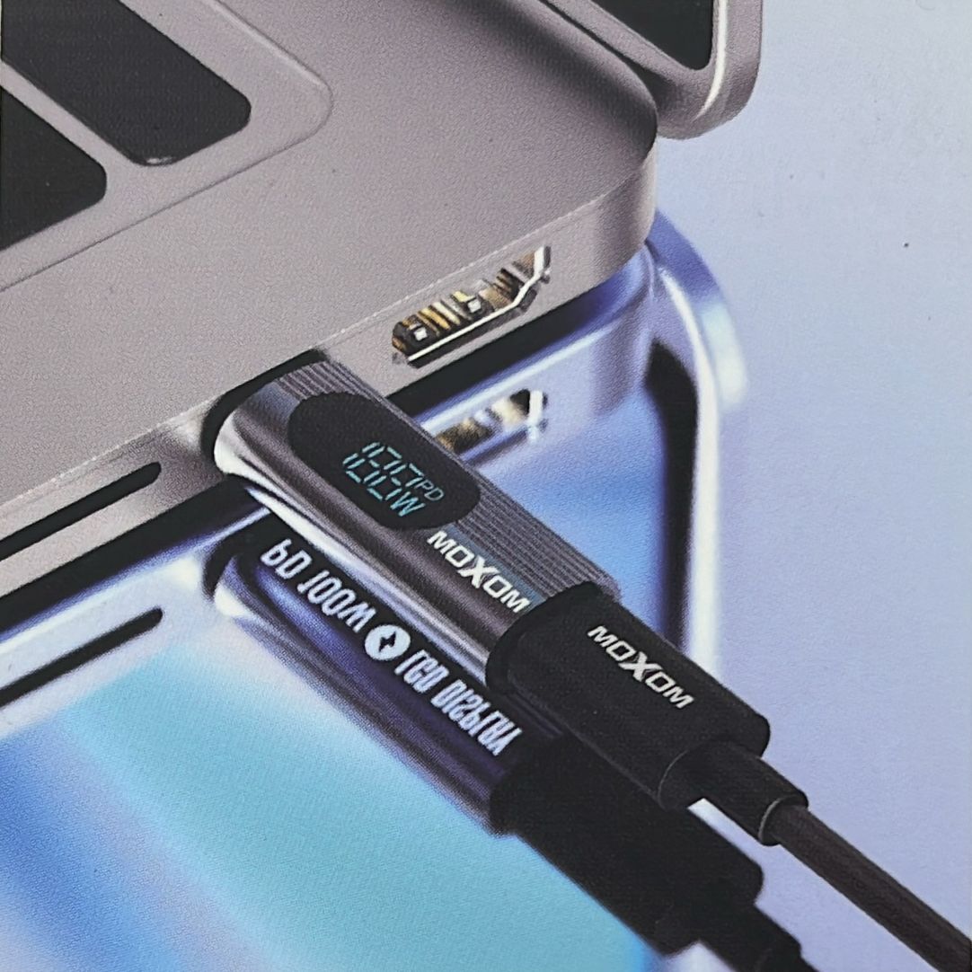 100W LCD Display Cable Adapter Typce-C To Type-C