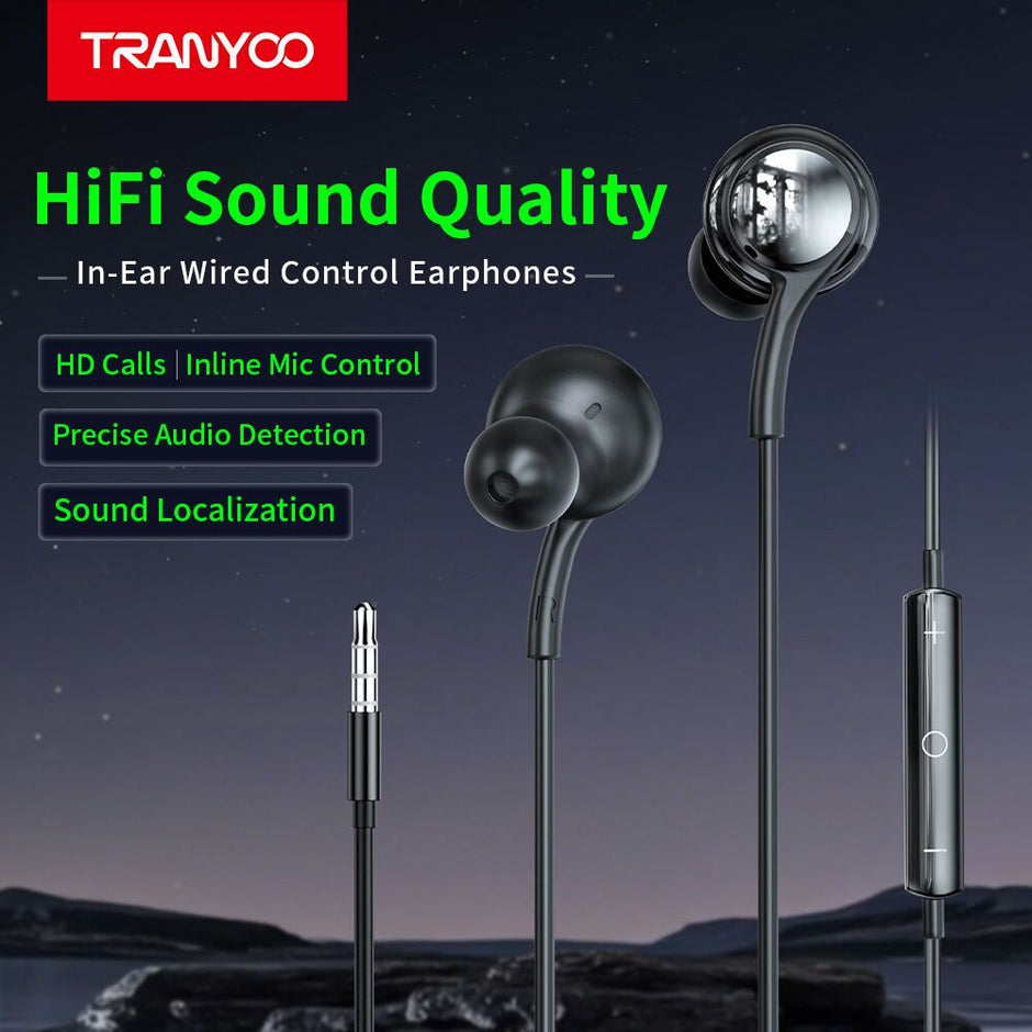 Wired Earphones & Over-Ear Gaming Earphones T-R18