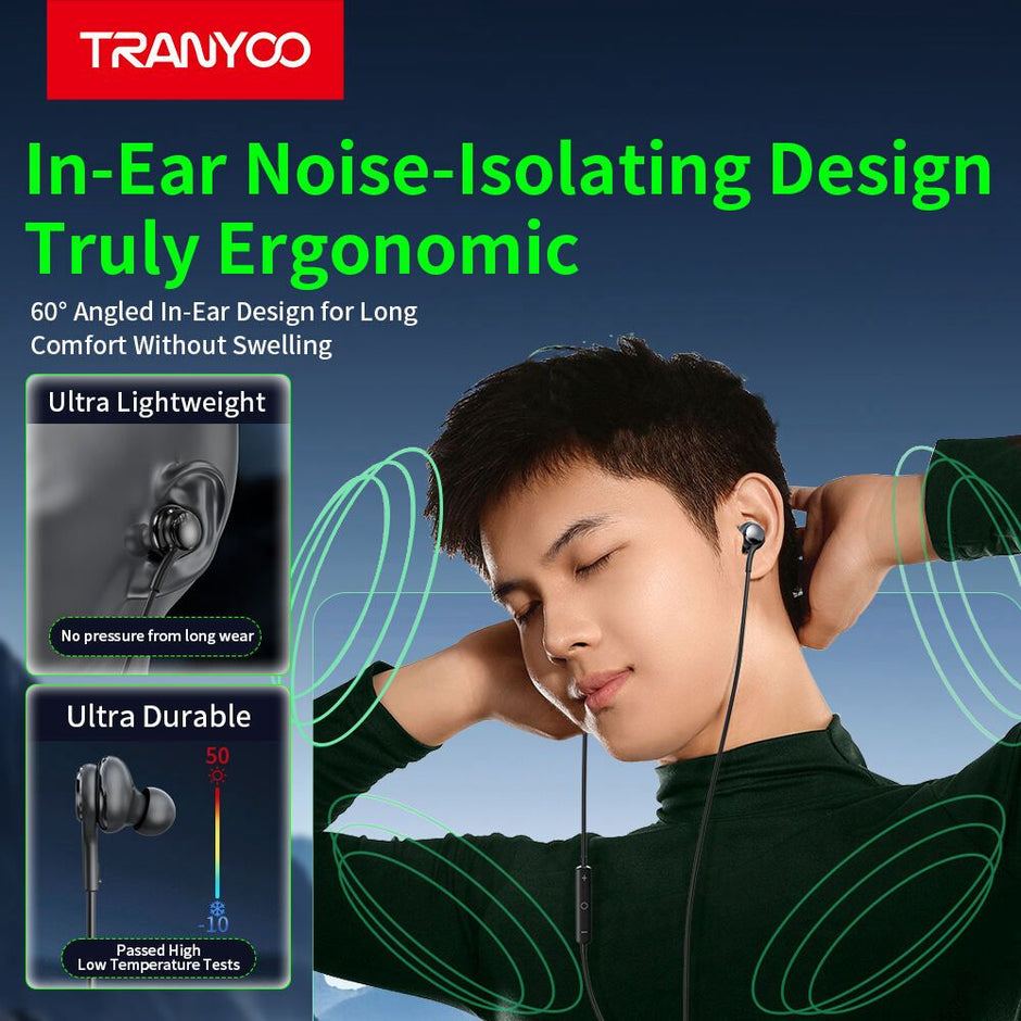 Wired Earphones & Over-Ear Gaming Earphones T-R18