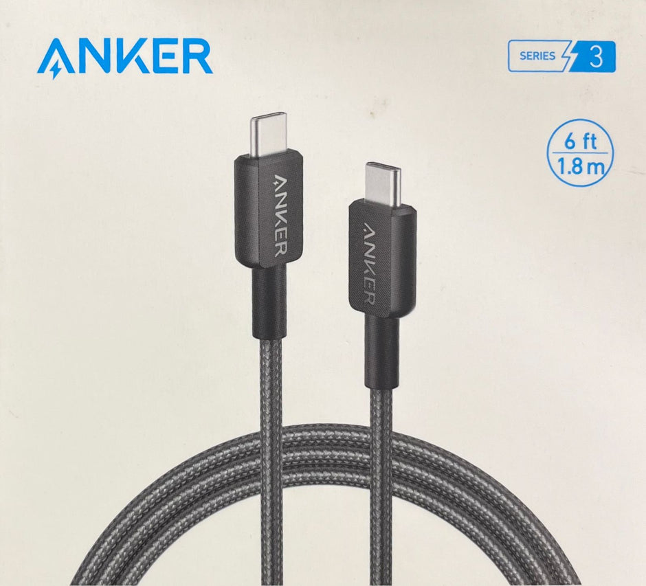 Anker 322 USB-C to USB-C Cable (6ft Braided) A81F6