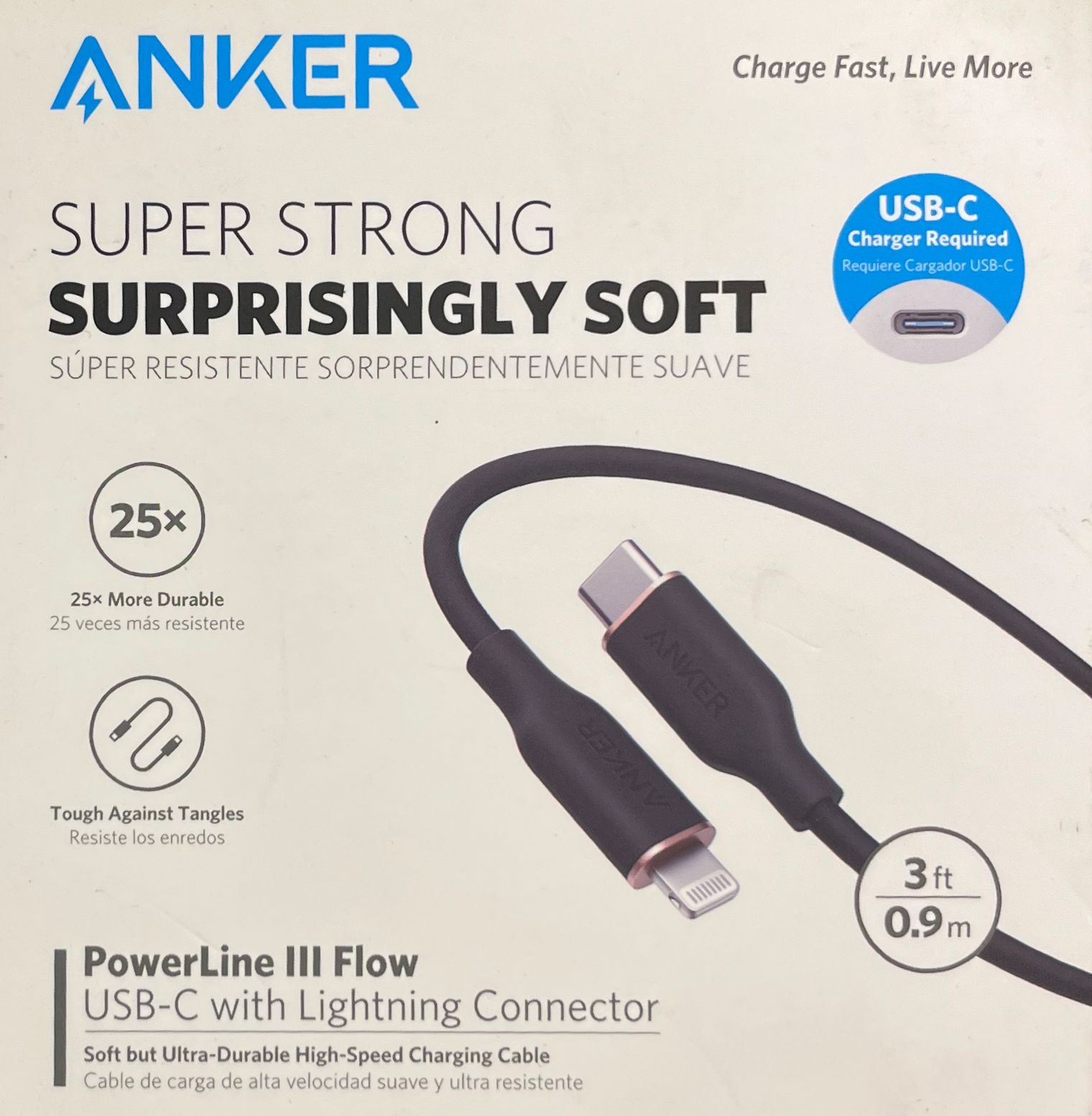PowerLine III Flow USB-C with Lightning Connector AAJ-391