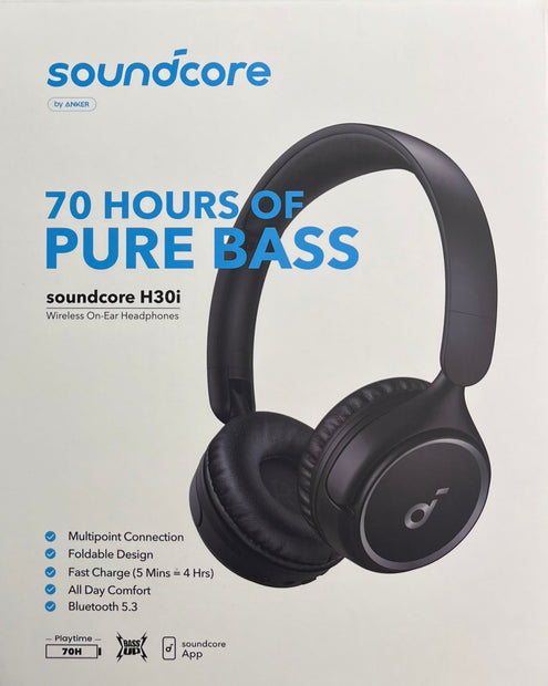 Soundcore H30i by Anker Wireless On-Ear Headphones