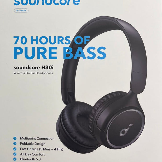 Soundcore H30i by Anker Wireless On-Ear Headphones