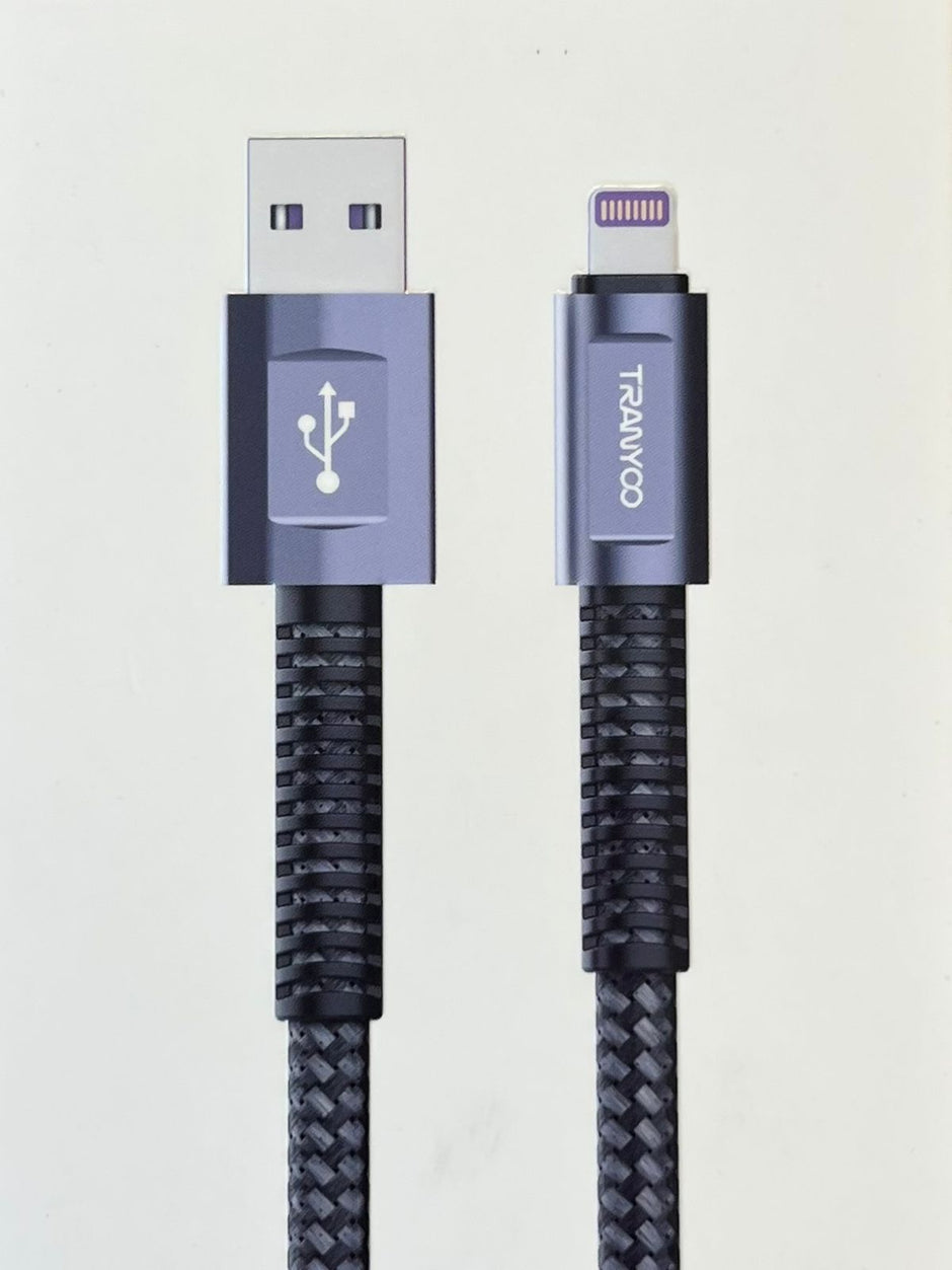 Bold Braided Metal Cable USB To Lightning Fact Charging Cable X21-I