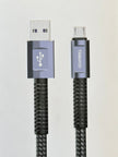 Bold Braided Metal Cable USB To Micro Fast Charging Cable  X21-V