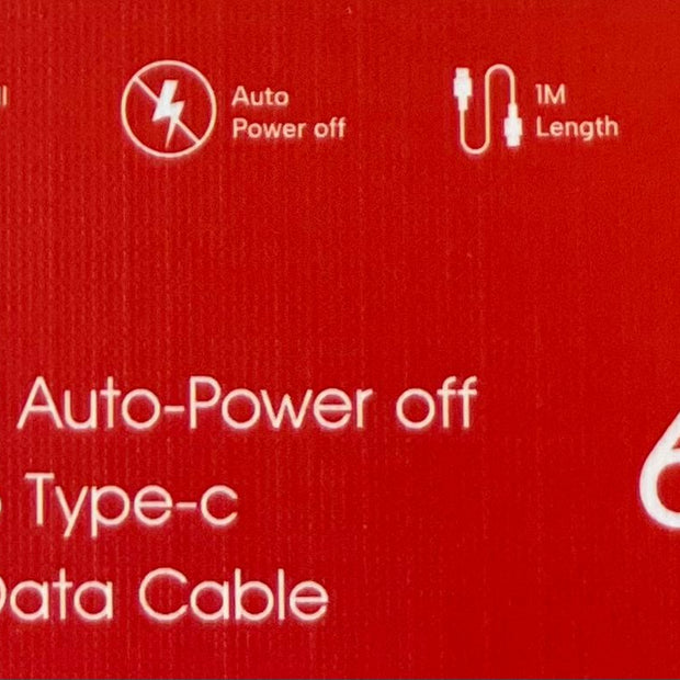 Intelligent Auto-Power off Type-C To Type-C Braided Data Cable CC20