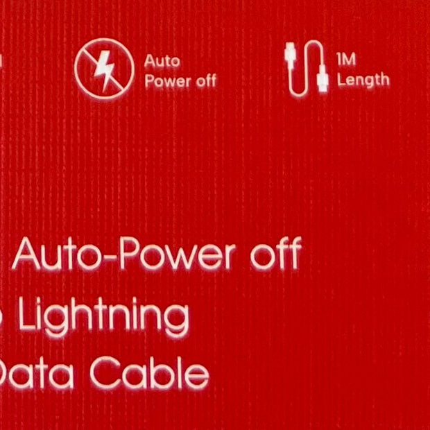 Intelligent Auto-Power off Type-C To Lightning Braided Data Cable CL-20