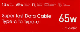 Super Fast Data Cable Type-C To Type-C  X20-PD-C