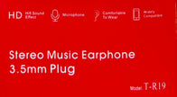 Stereo Music Earphone 3.5mm Plug R-19