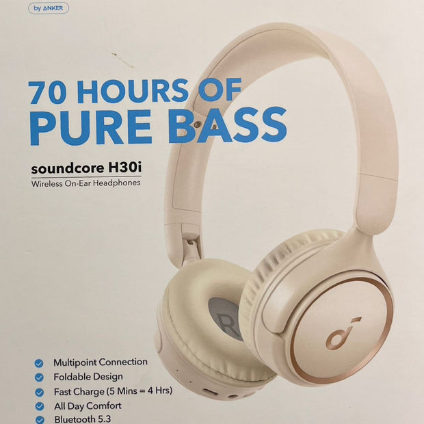 Soundcore H30i by Anker Wireless On-Ear Headphones
